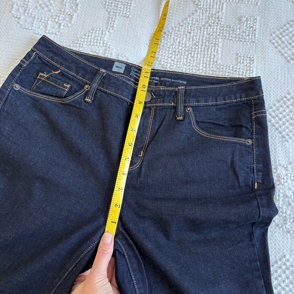 Mossimo women’s size 6 short curvy skinny dark wash cotton spandex denim jeans - Picture 3 of 9